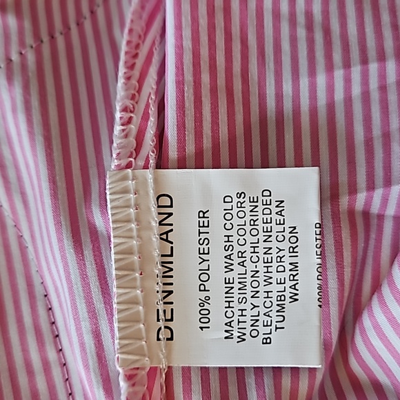 NWOT Denimland Striped Applique Dress - Picture 14 of 15